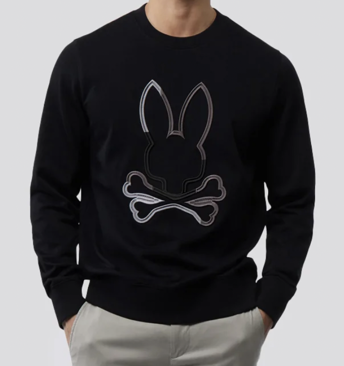 Calle Graphic Sweatshirt (Black/Grey) /D6