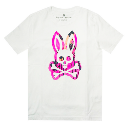 Leeson Graphic Tee (White/Pink) /D14
