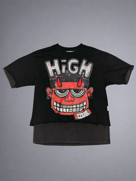 BKYS T-SHIRT HIGH CROP(BLK)