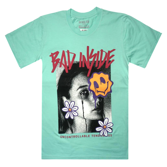 Bad Inside Tee (Aqua/Multi) /B7