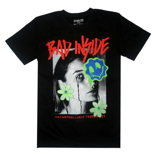 Bad Inside Tee (Blk/Red/Grn) /D2