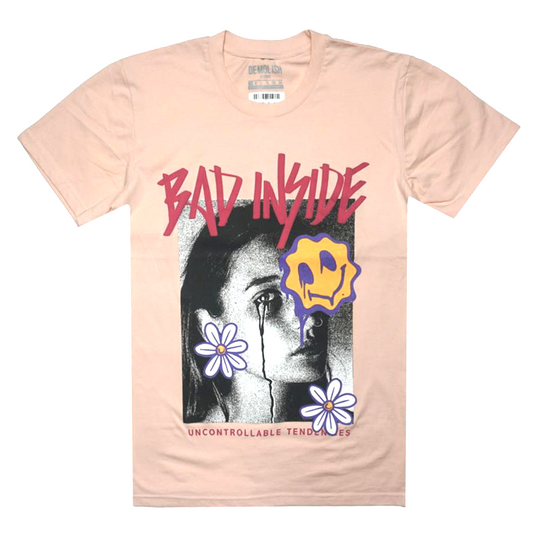 Bad Inside Tee (Pale Pink/Multi) /B7