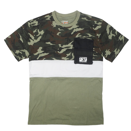 Camo Pocket Tee (Olive)  /D1