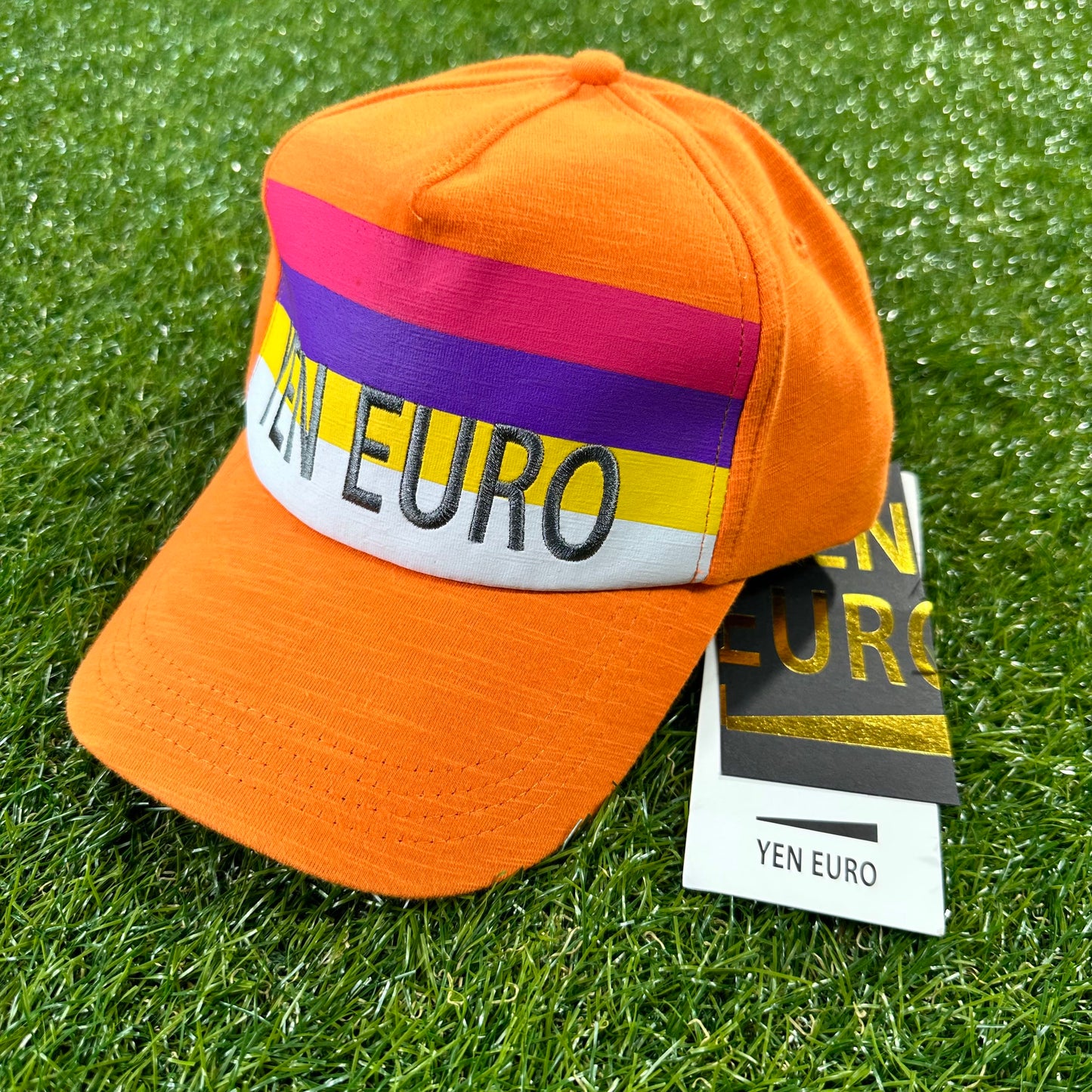 YE Color Block Hat (Orange)