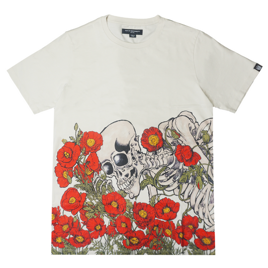 T-Shirt, Cream, Poppy, Cult Of Individuality, Men, Boys, Teens, Gifts, Wmns, Girls,Urban, Style, Fashion, 