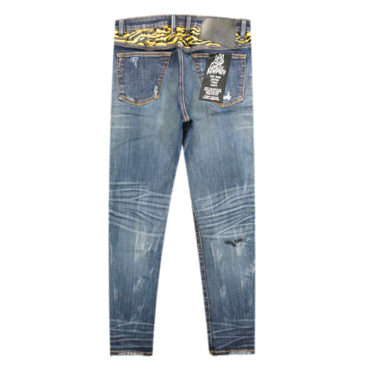 Tiger Stripe Denim (Blue) /C1