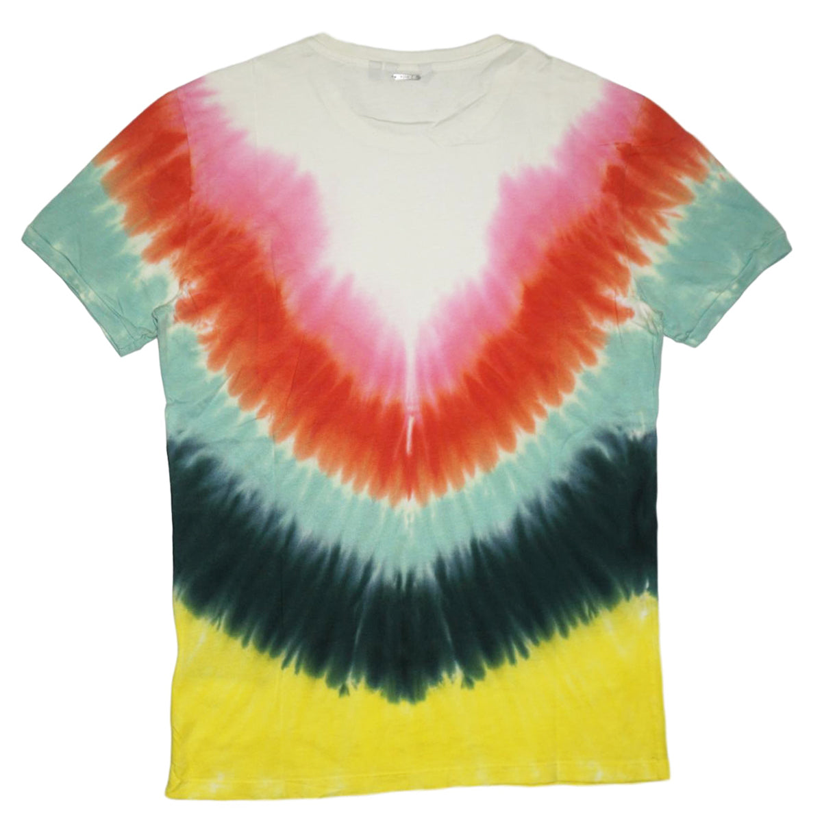 Girocollo Palm Tye Dye Tee (Org/Yllw/Grn)